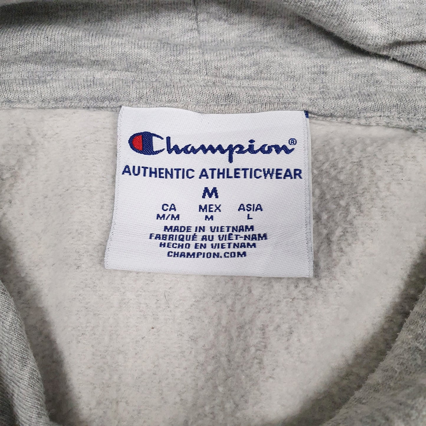 Womens Grey Champion  Hoodie Jumper