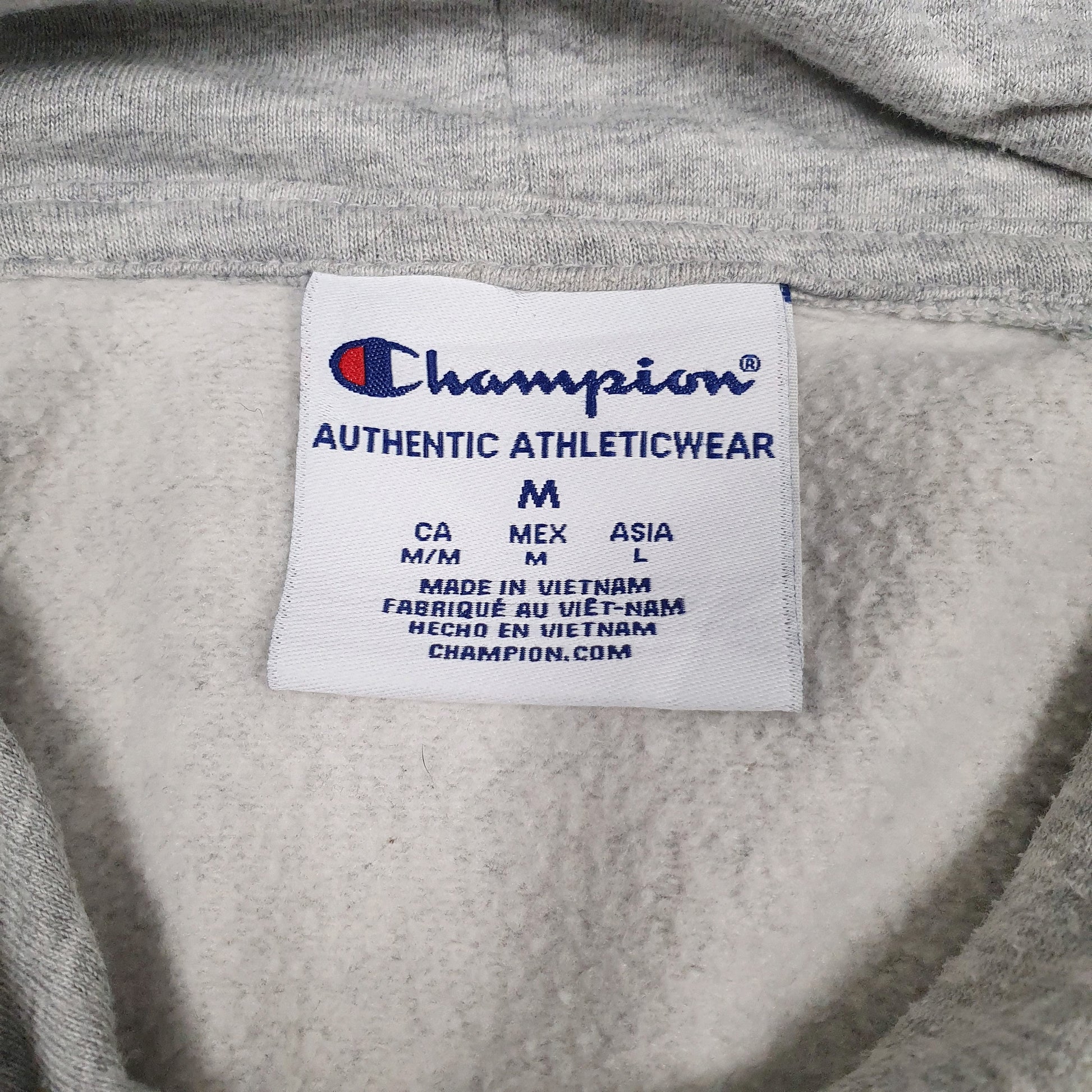 Womens Grey Champion  Hoodie Jumper