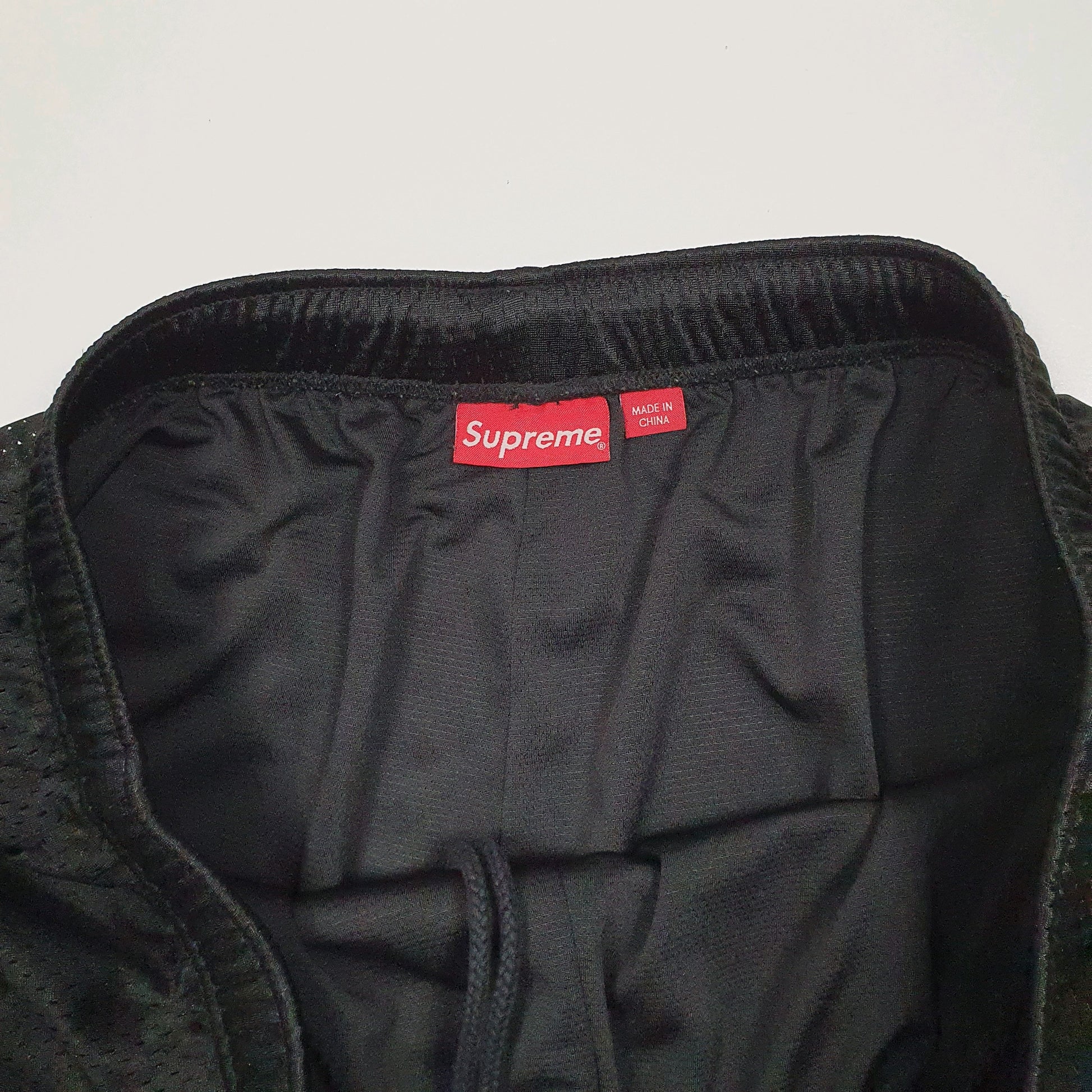 Mens Black Supreme Mesh  Shorts