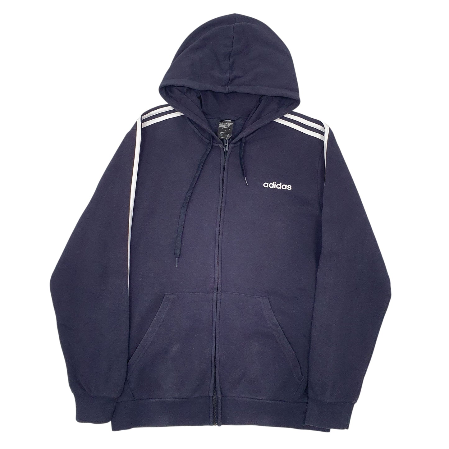 Mens Navy Adidas  Full Zip Jumper