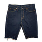 Mens Navy Levis 511 Cutoff Denim Shorts