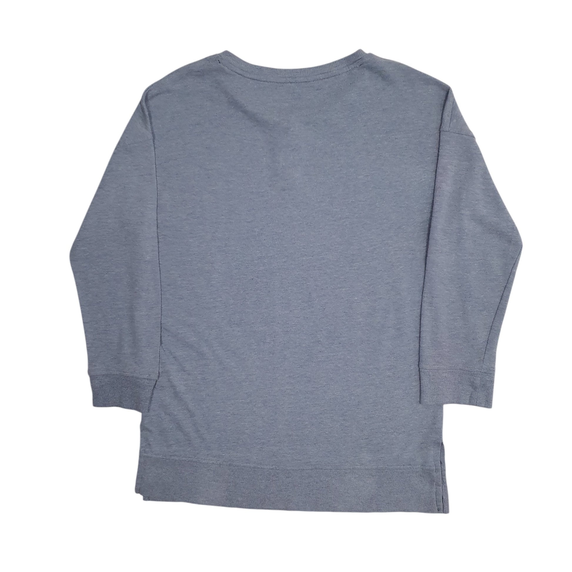 Womens Blue Tommy Hilfiger Midi Crewneck Jumper