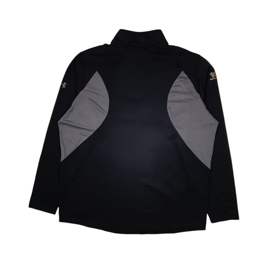 Mens Grey Under Armour All Season Gear Activewear Quarter Zip Jumper