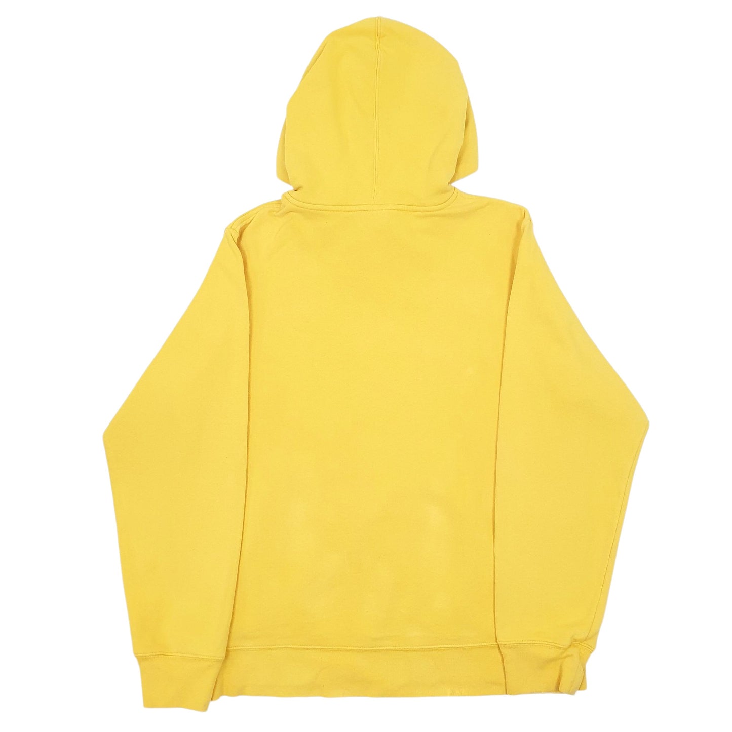 Mens Yellow The North Face Spellout Hoodie Jumper