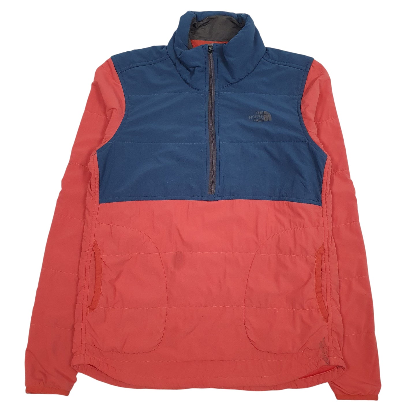 Womens Red The North Face  Crewneck Coat