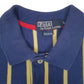 Mens Navy Polo Ralph Lauren Vintage 90s Made In USA  Polo Shirt