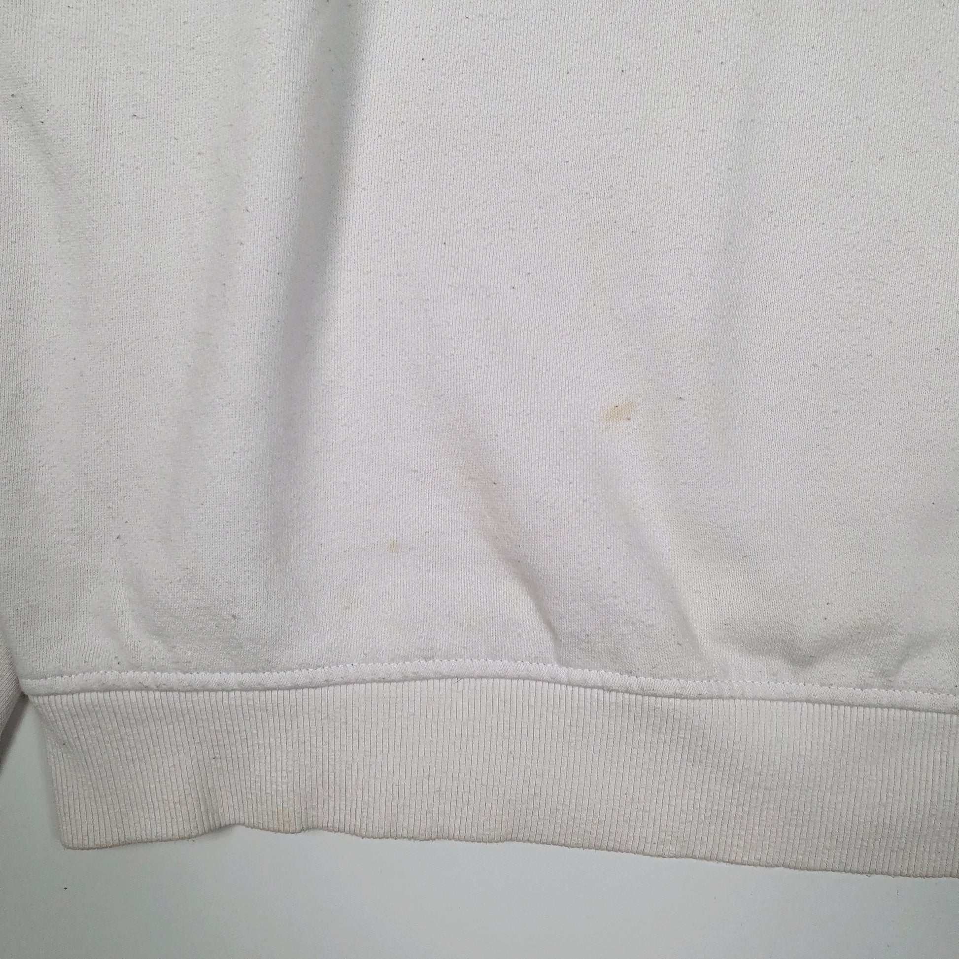 Womens White Fila  Crewneck Jumper