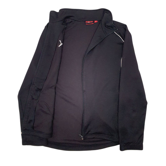 Mens Black Puma  Full Zip Jumper