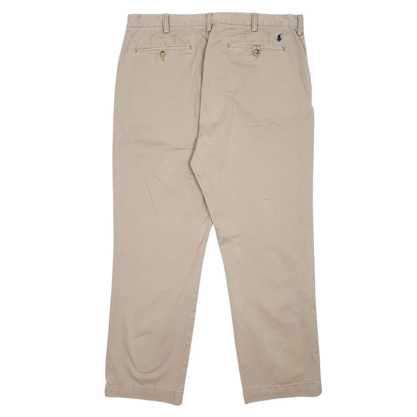 Mens Beige Polo Ralph Lauren Classic Fit  Trousers