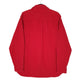 Mens Red L.L.Bean Thick Chamois  Shirt