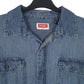 Mens Blue Wrangler Denim  Shirt