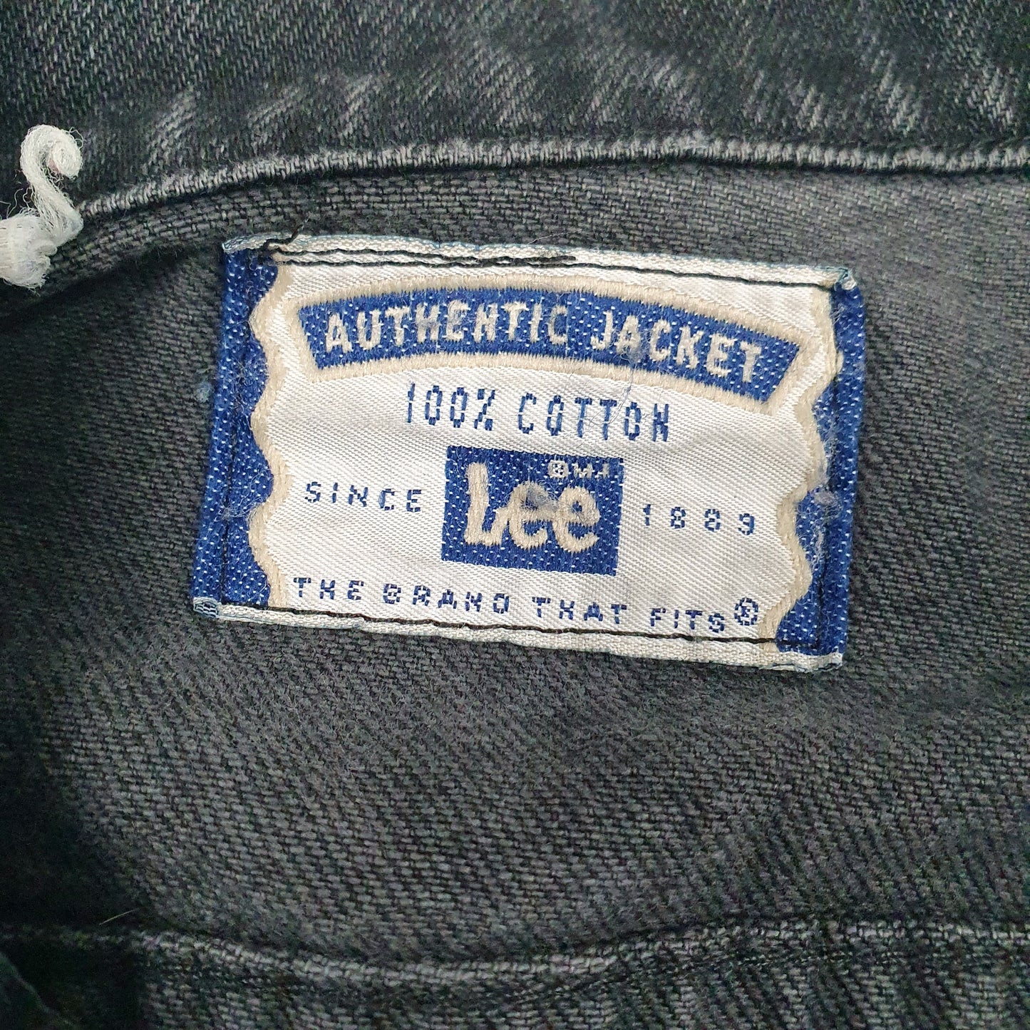 Mens Black Lee Type 3 Vintage 90s Made In USA.  Coat