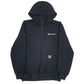 Mens Black Carhartt  Hoodie Jumper