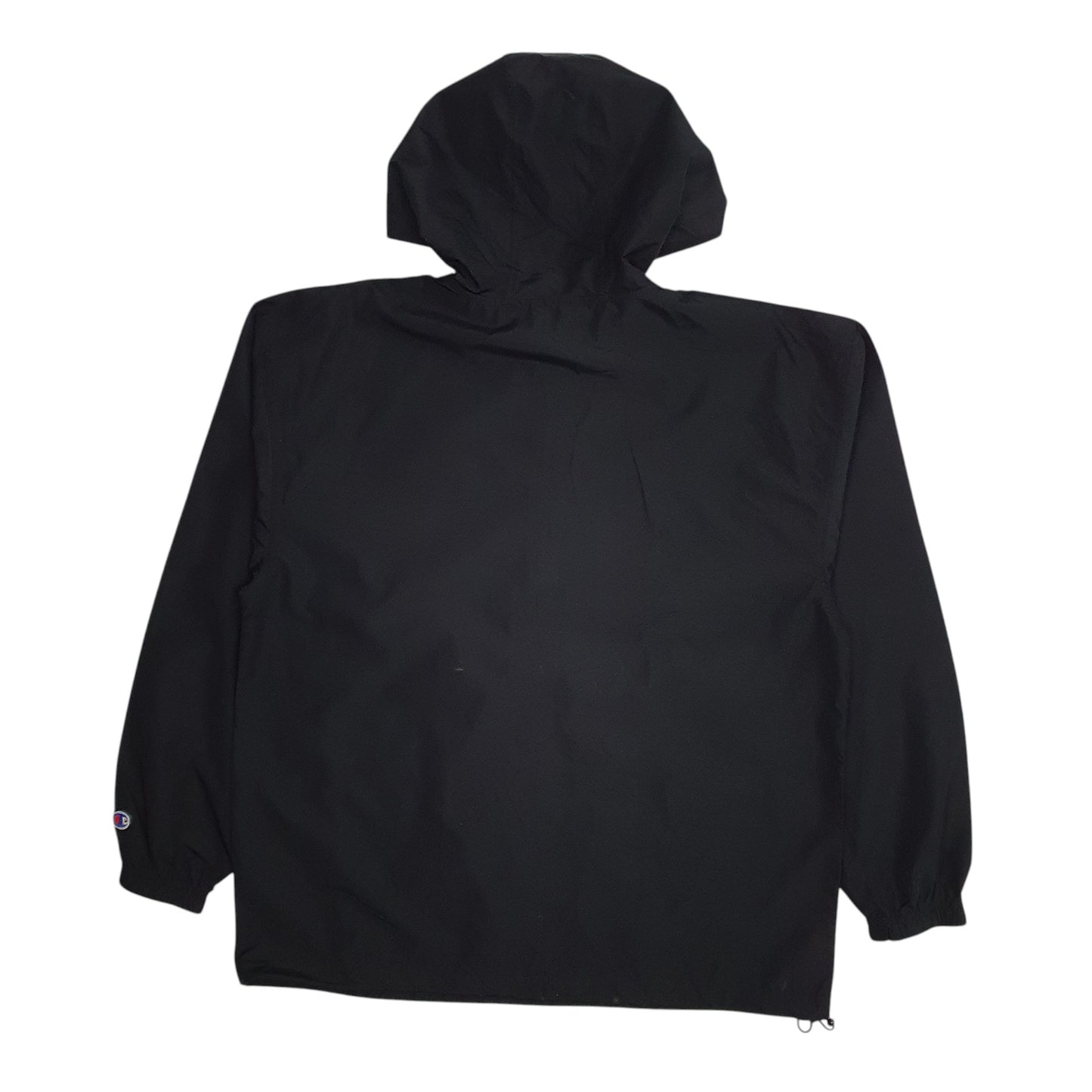 Mens Black Champion Pullover  Coat