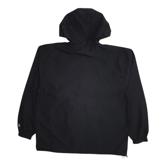 Mens Black Champion Pullover  Coat