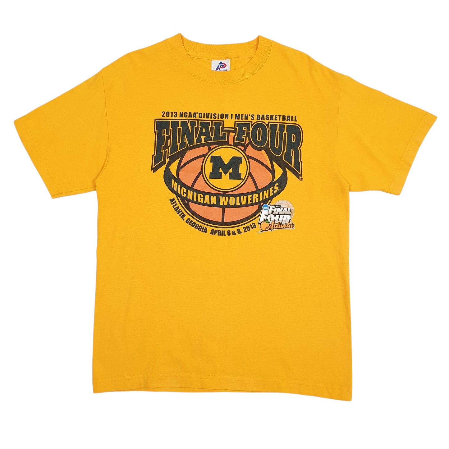 Mens Yellow NFL NCAA Short Sleeve T Shirt