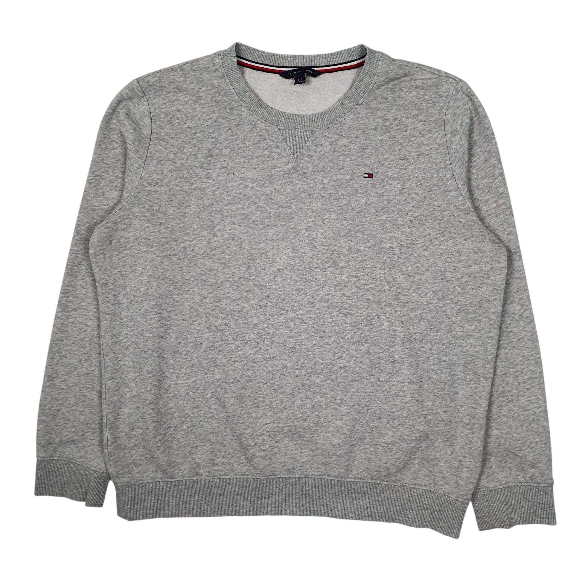 Womens Grey Tommy Hilfiger  Crewneck Jumper