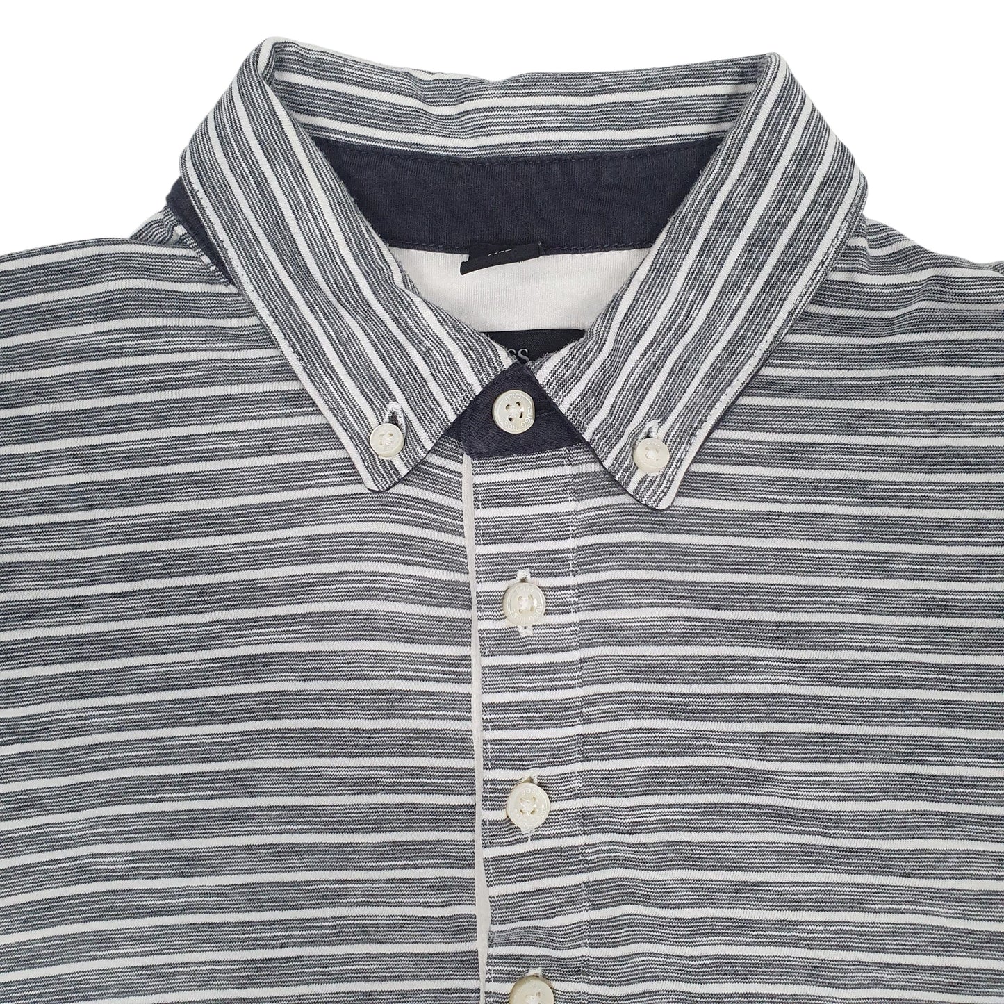 Mens Grey Hugo Boss Slim Fit  Polo Shirt