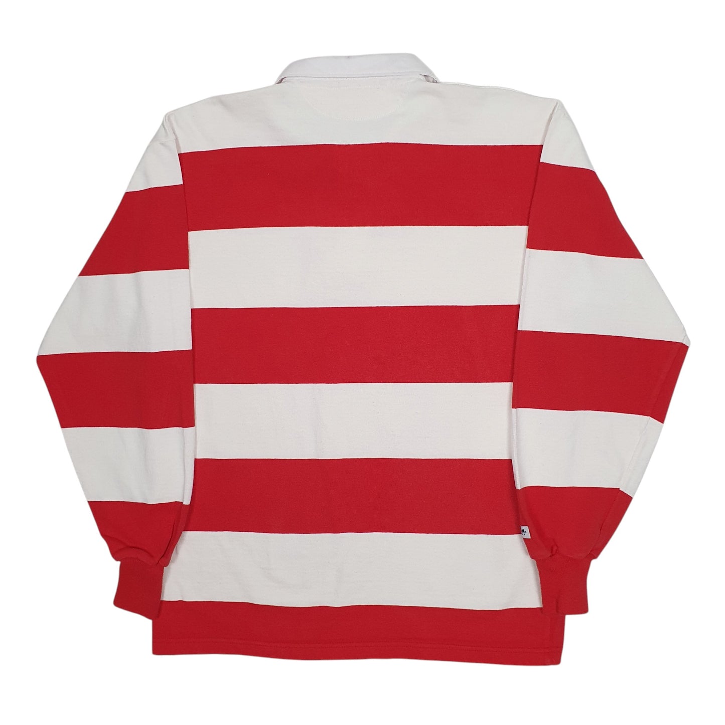 Mens Red Barbarian Rugby Hoodie Polo Shirt