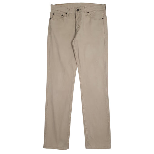 Mens Beige Levis  511 JeansW30 L30