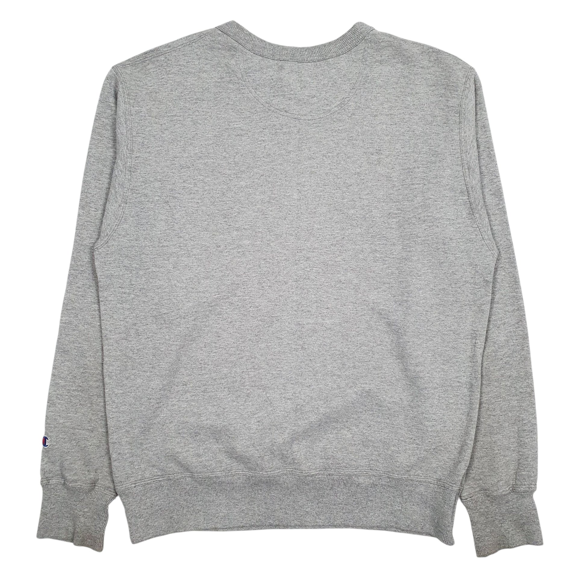 Mens Grey Champion  Crewneck Jumper