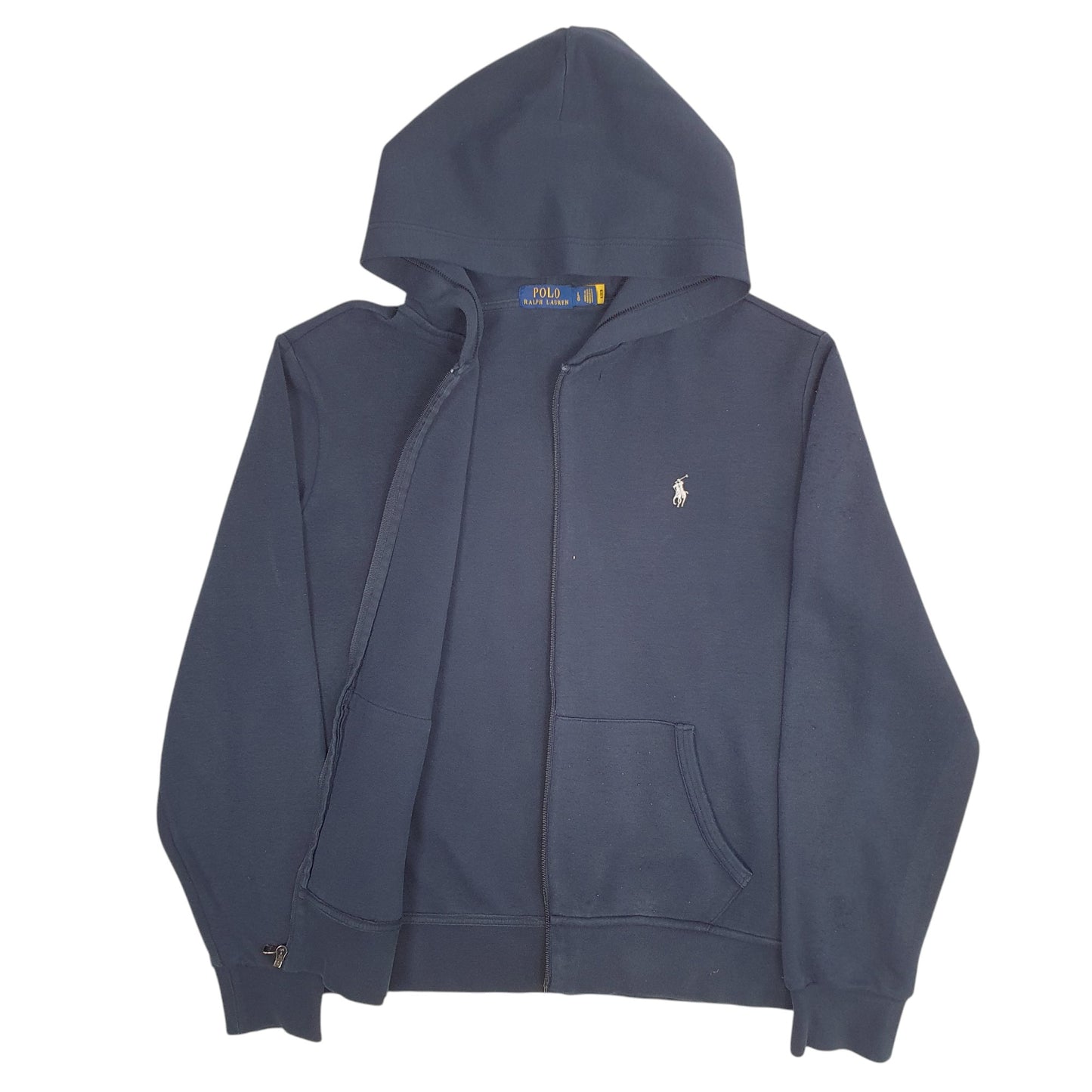 Mens Navy Polo Ralph Lauren Hoodie Full Zip Jumper
