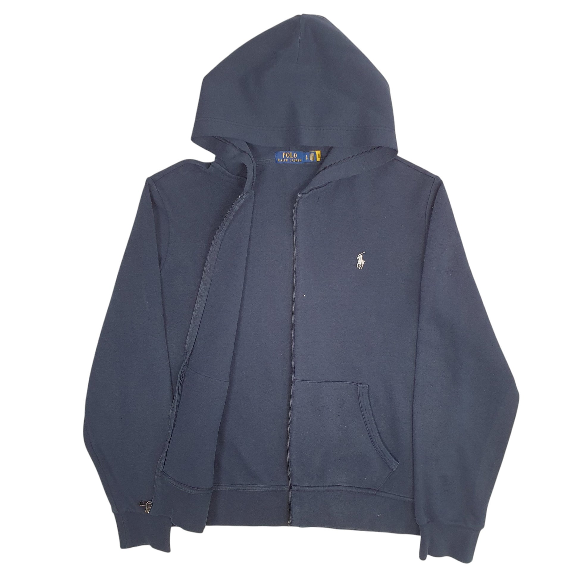 Mens Navy Polo Ralph Lauren Hoodie Full Zip Jumper