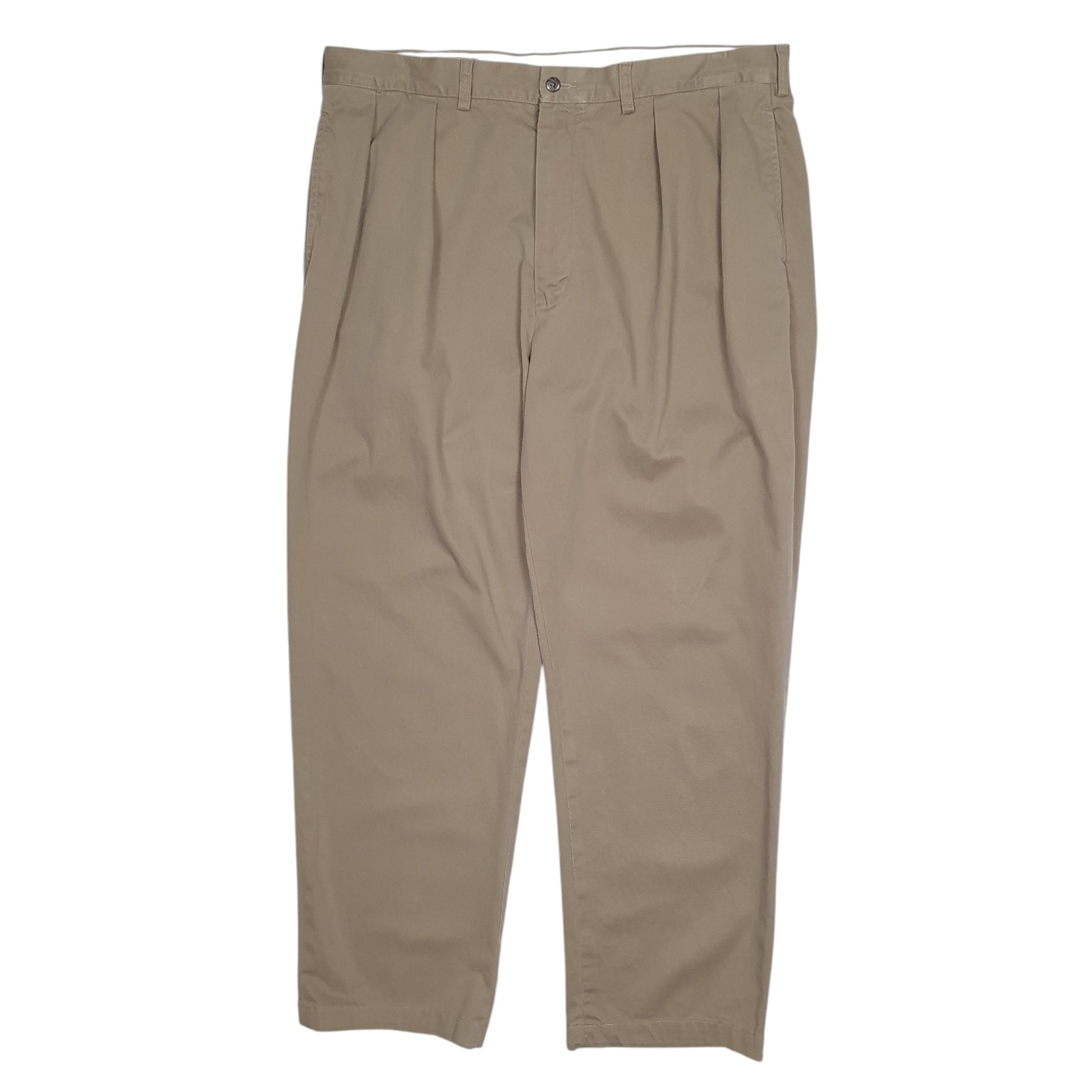 Mens Beige Polo Ralph Lauren Andrew Pant Double Pleated Chino Trousers