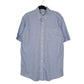 Mens Blue L.L.Bean Tall Short Sleeve Shirt