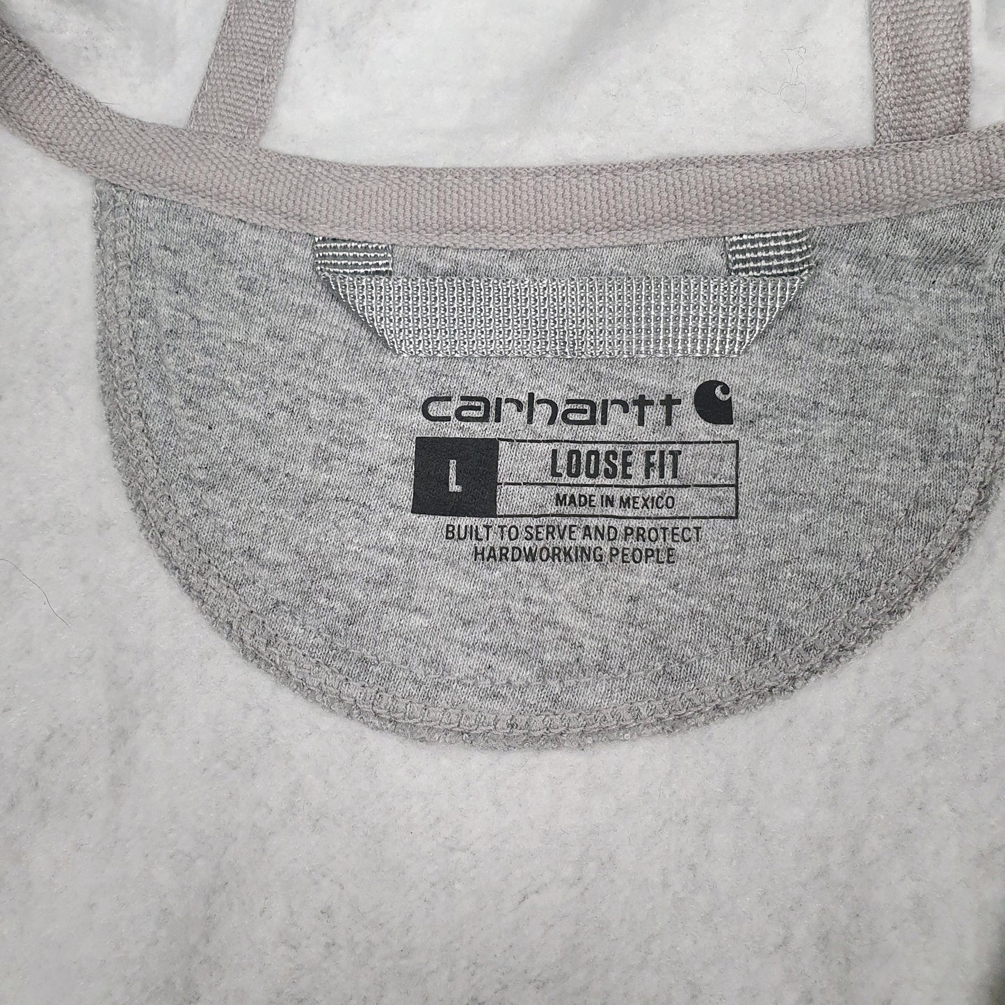 Mens Grey Carhartt  Full Zip Jumper