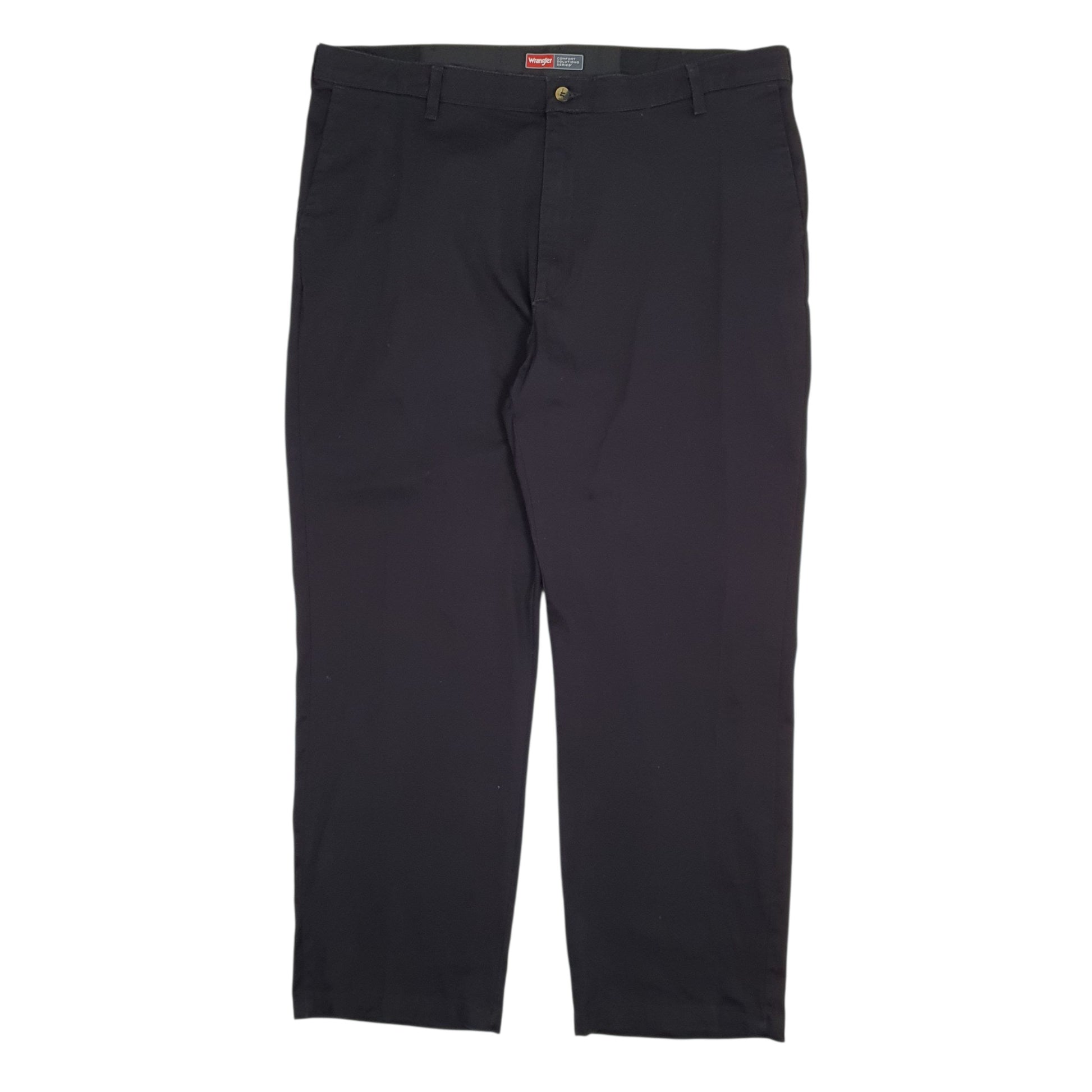 Mens Black Wrangler  Chino Trousers