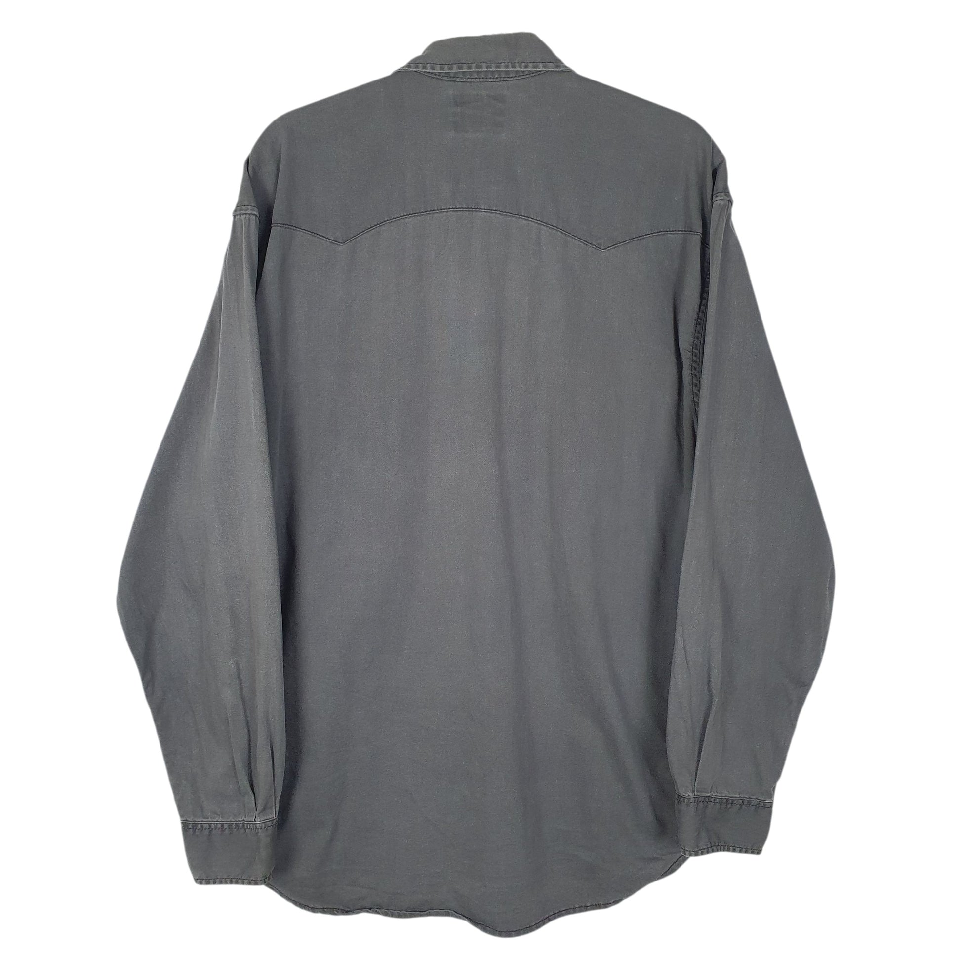Mens Grey Levis Denim  Shirt
