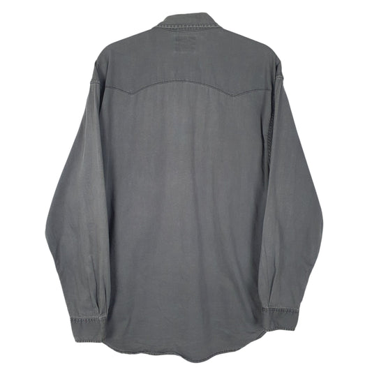 Mens Grey Levis Denim  Shirt