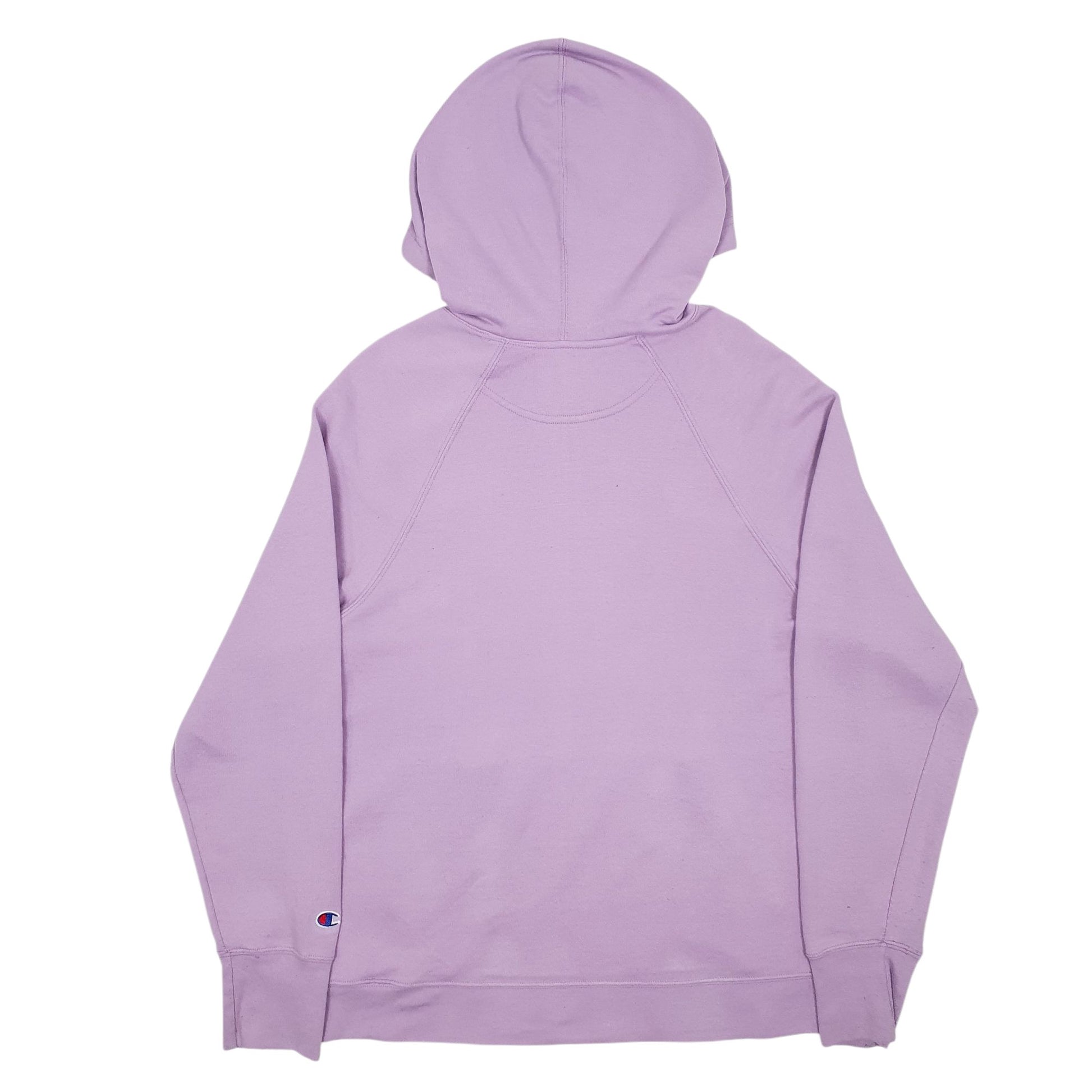 Womens Purple Champion Spellout Hoodie Jumper