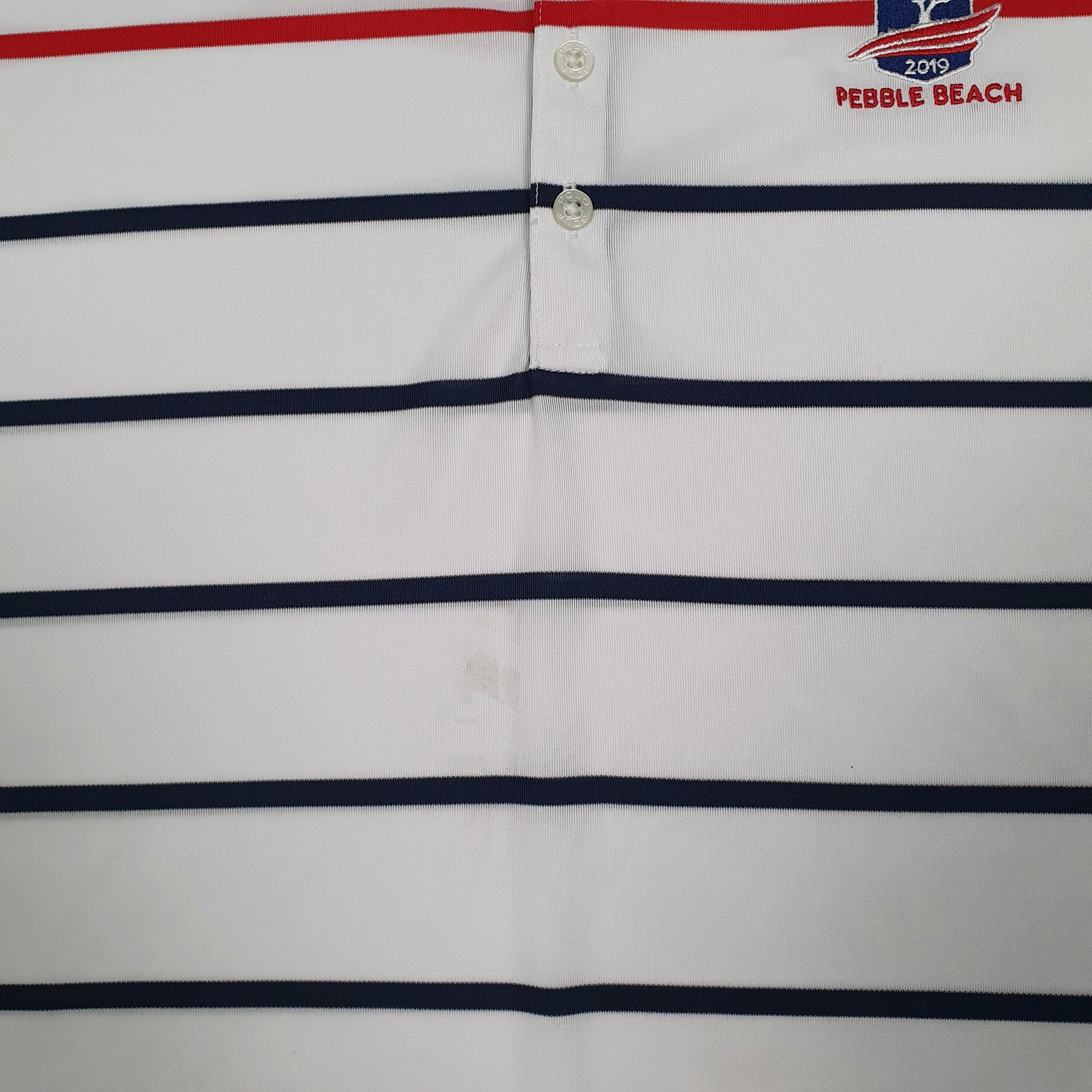 Mens White Polo Ralph Lauren Golf 2019 US Open Pebble Beach  Polo Shirt