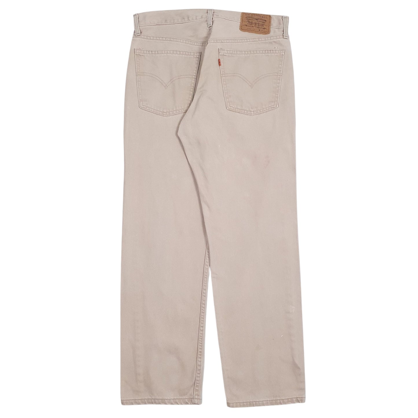 Mens Beige Levis Vintage 90s Oranage Tag  Jeans