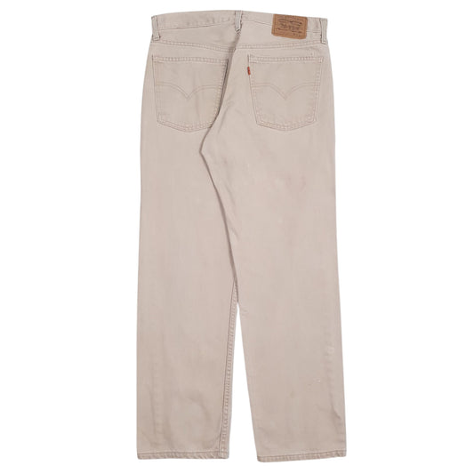 Mens Beige Levis Vintage 90s Oranage Tag  Jeans