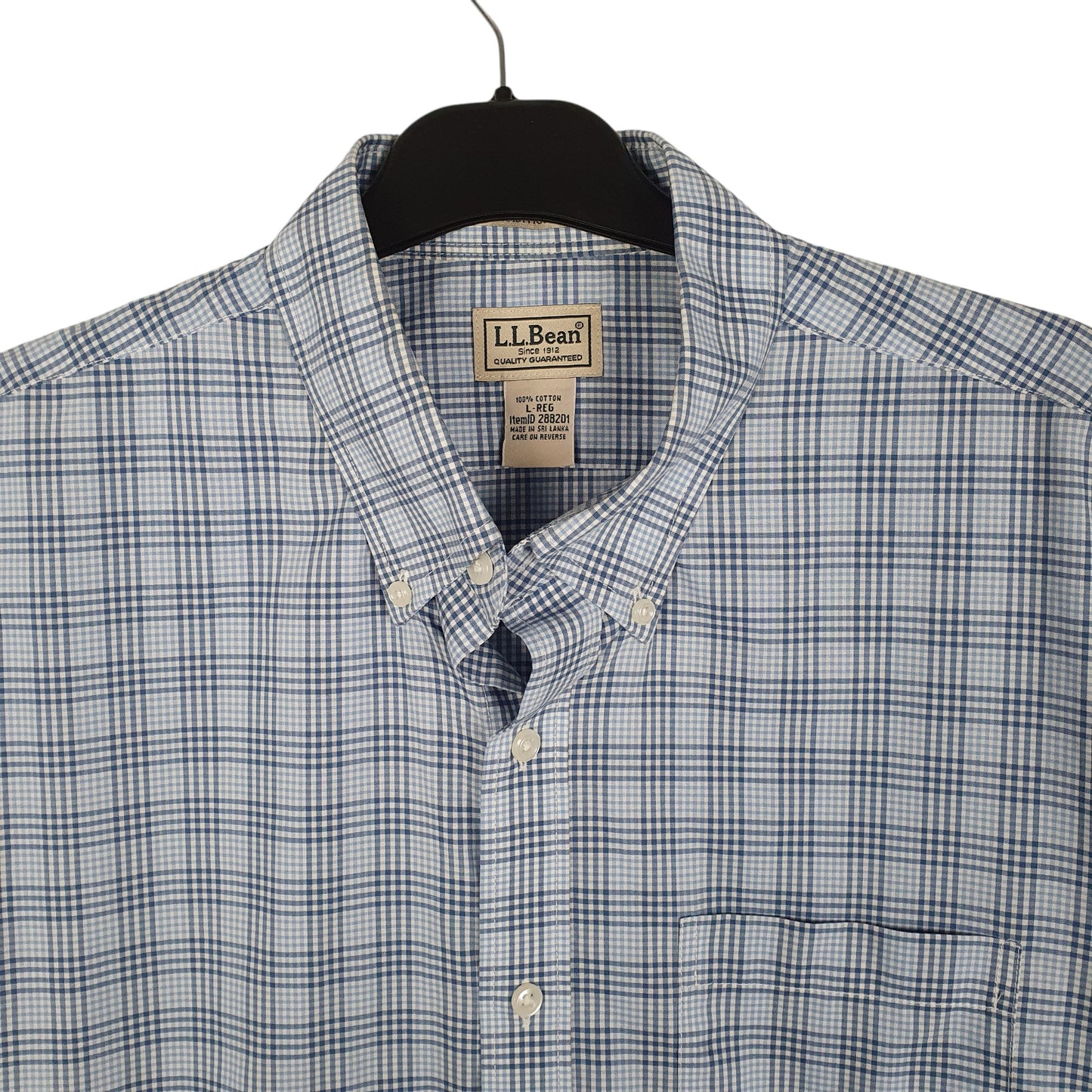 Mens Blue L.L.Bean   Shirt
