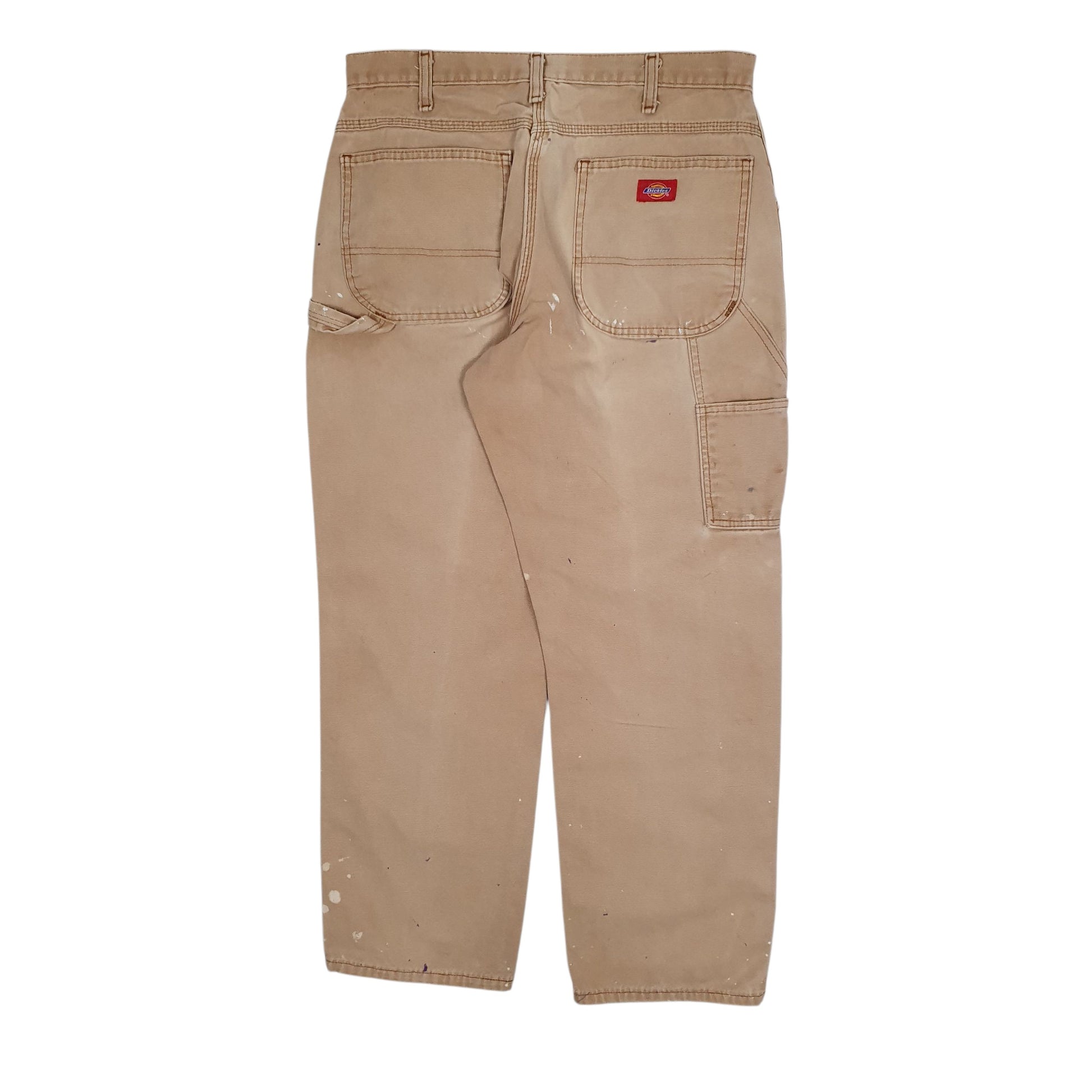 Mens Beige Dickies   Trousers