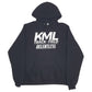 Mens Black Champion KML Track & Field Hoodie Jumper