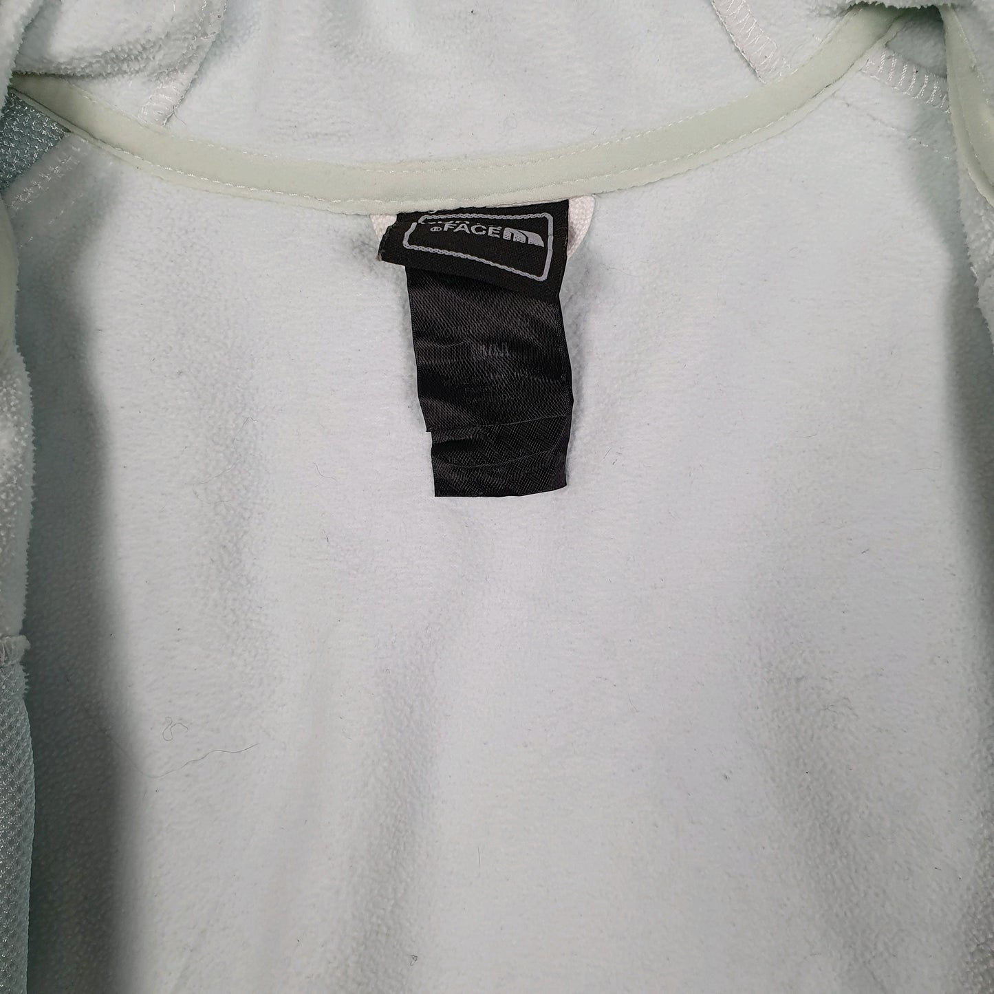 Womens White The North Face Recco Skiing Hooded Hoodie Coat