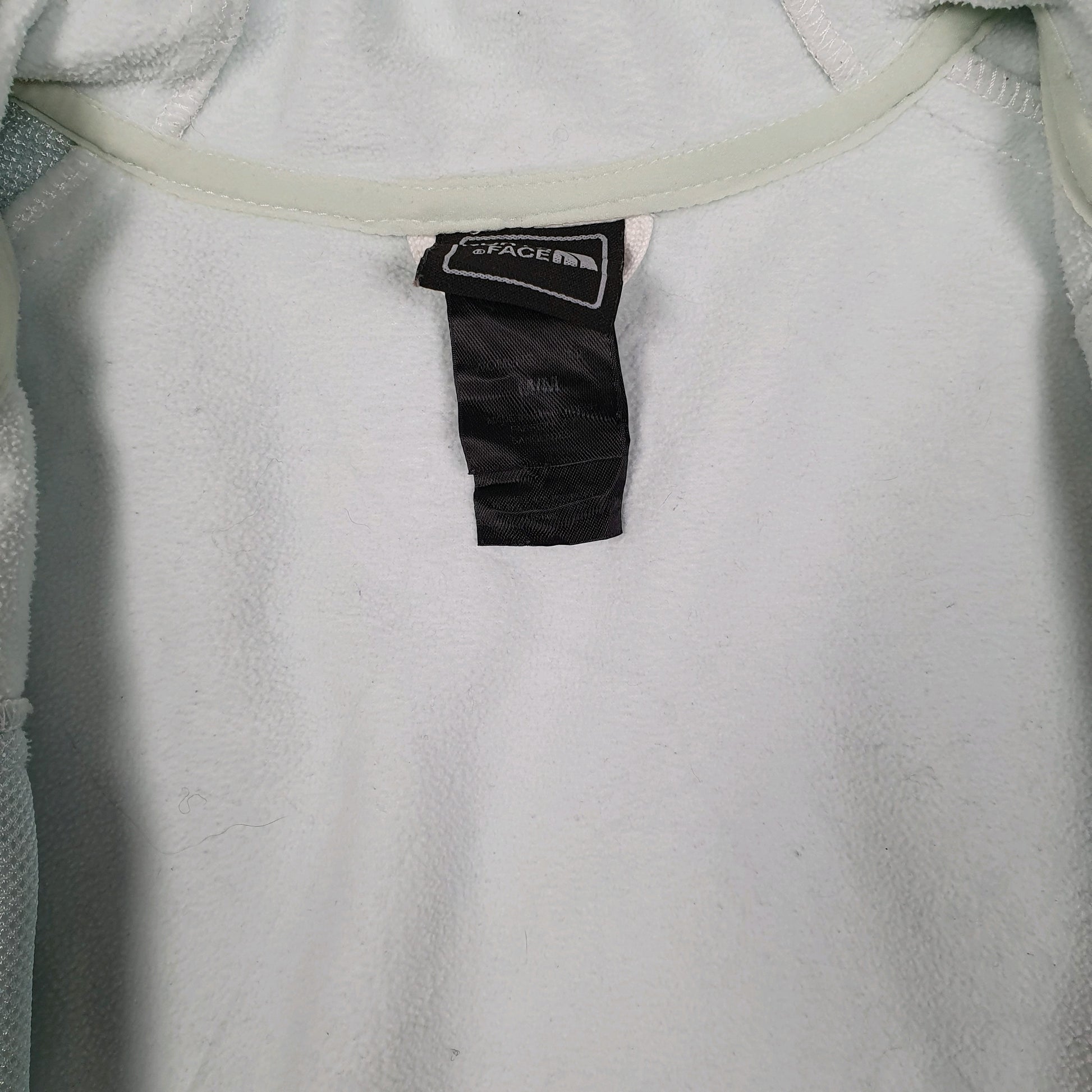 Womens White The North Face Recco Skiing Hooded Hoodie Coat