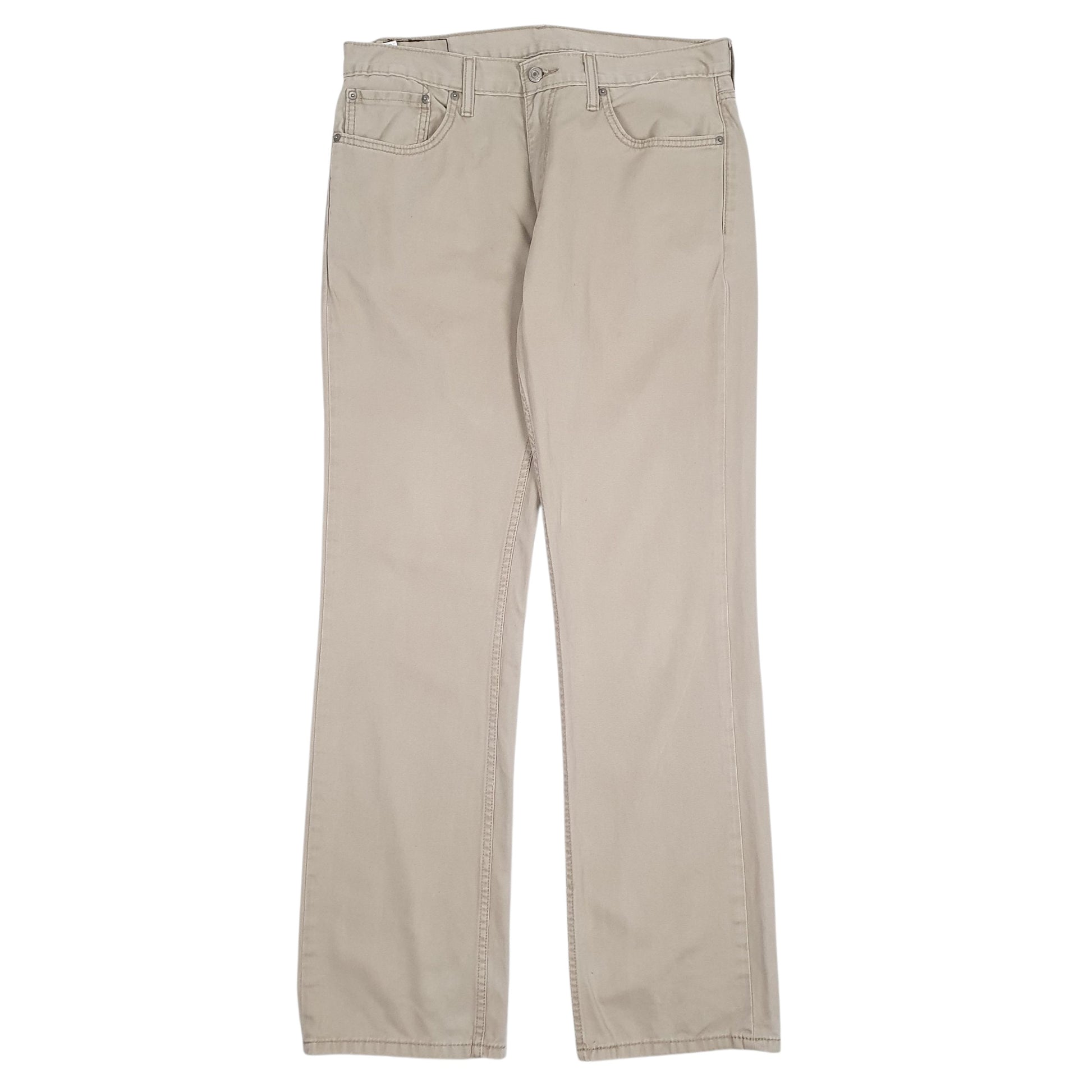Mens Beige Levis  Chino Trousers