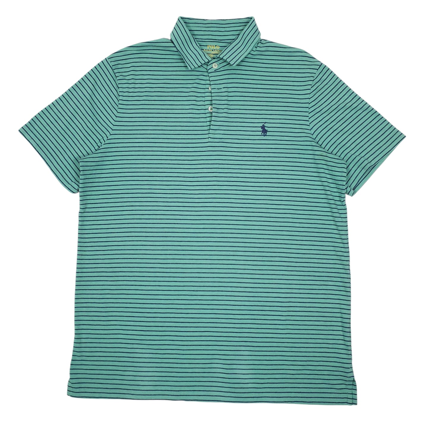 Mens Green Polo Ralph Lauren Performance Short Sleeve Polo Shirt
