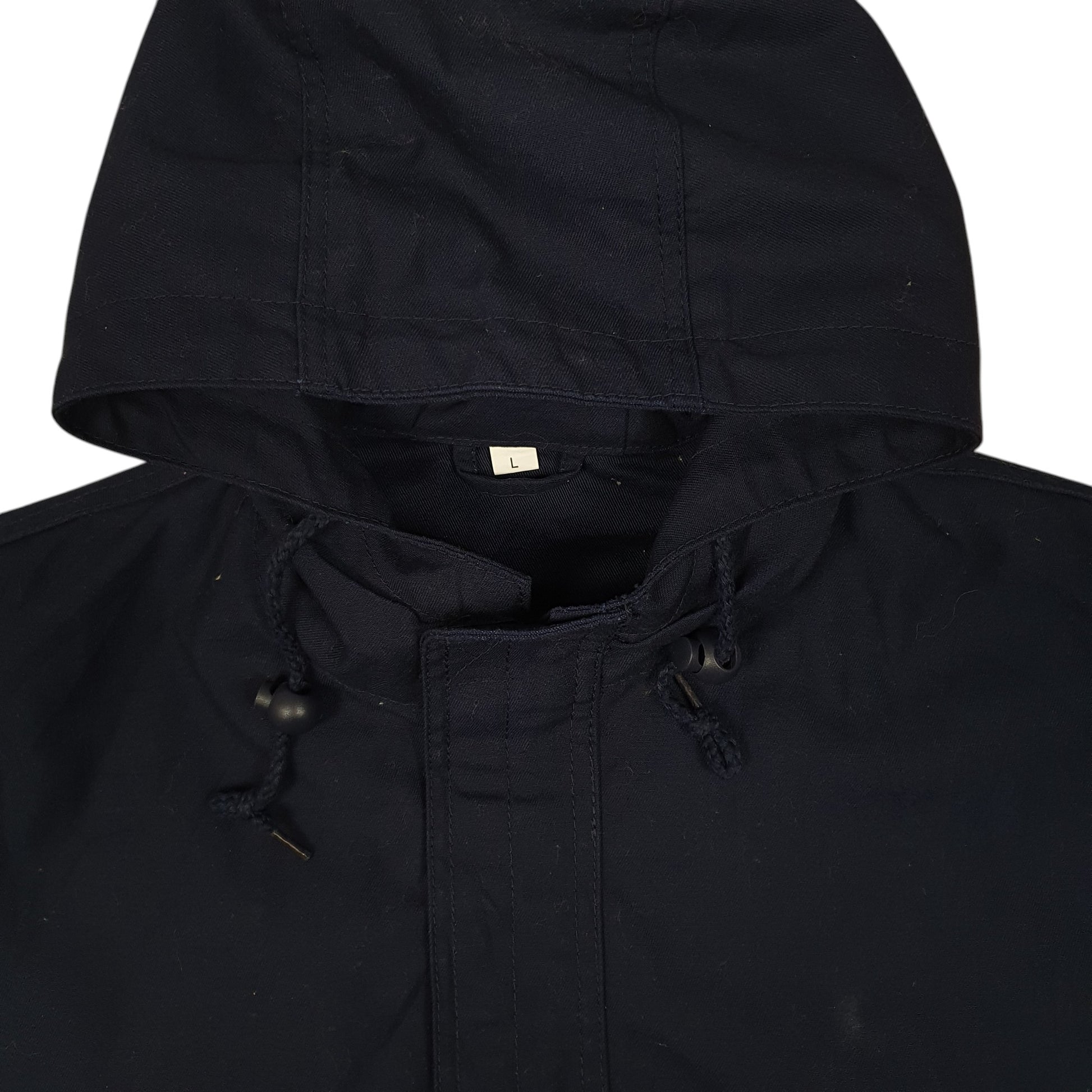 Mens Navy Unbranded Pullover Smock  Coat
