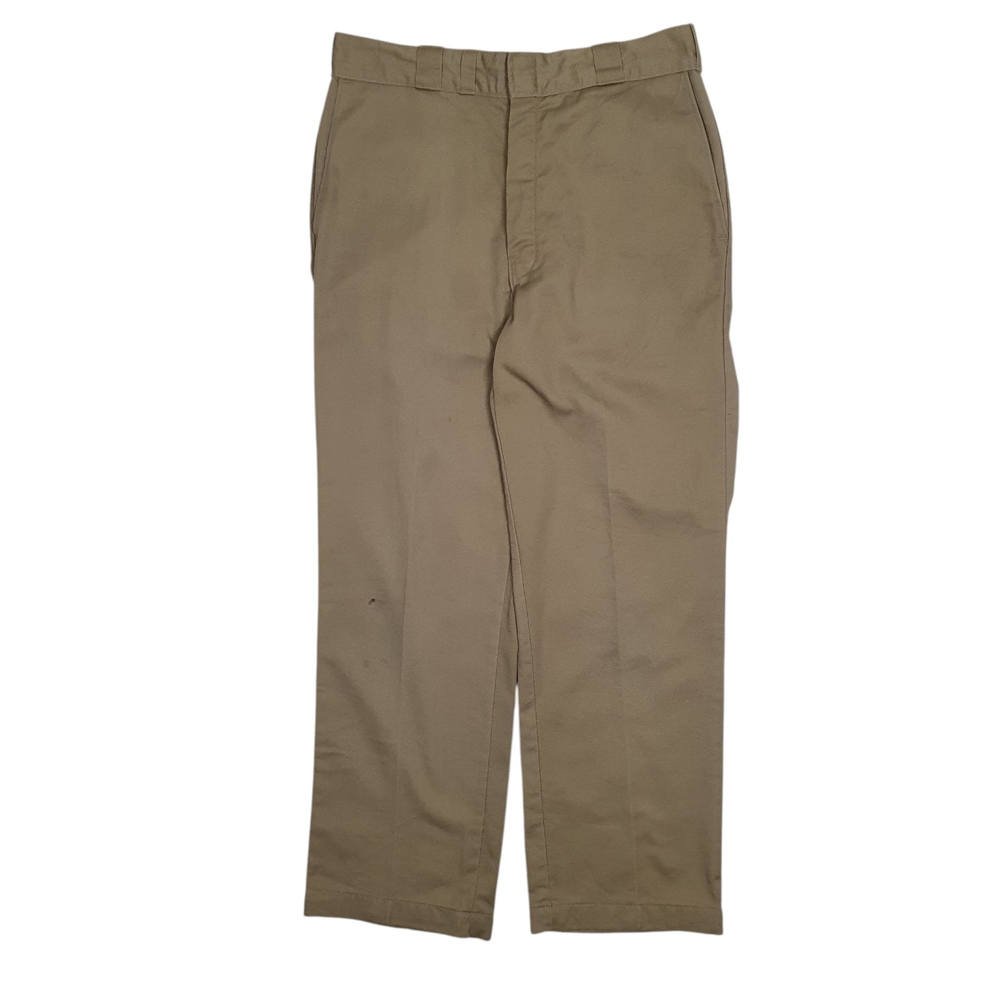 Mens Beige Dickies Vintage 90s Made In USA Chino Trousers