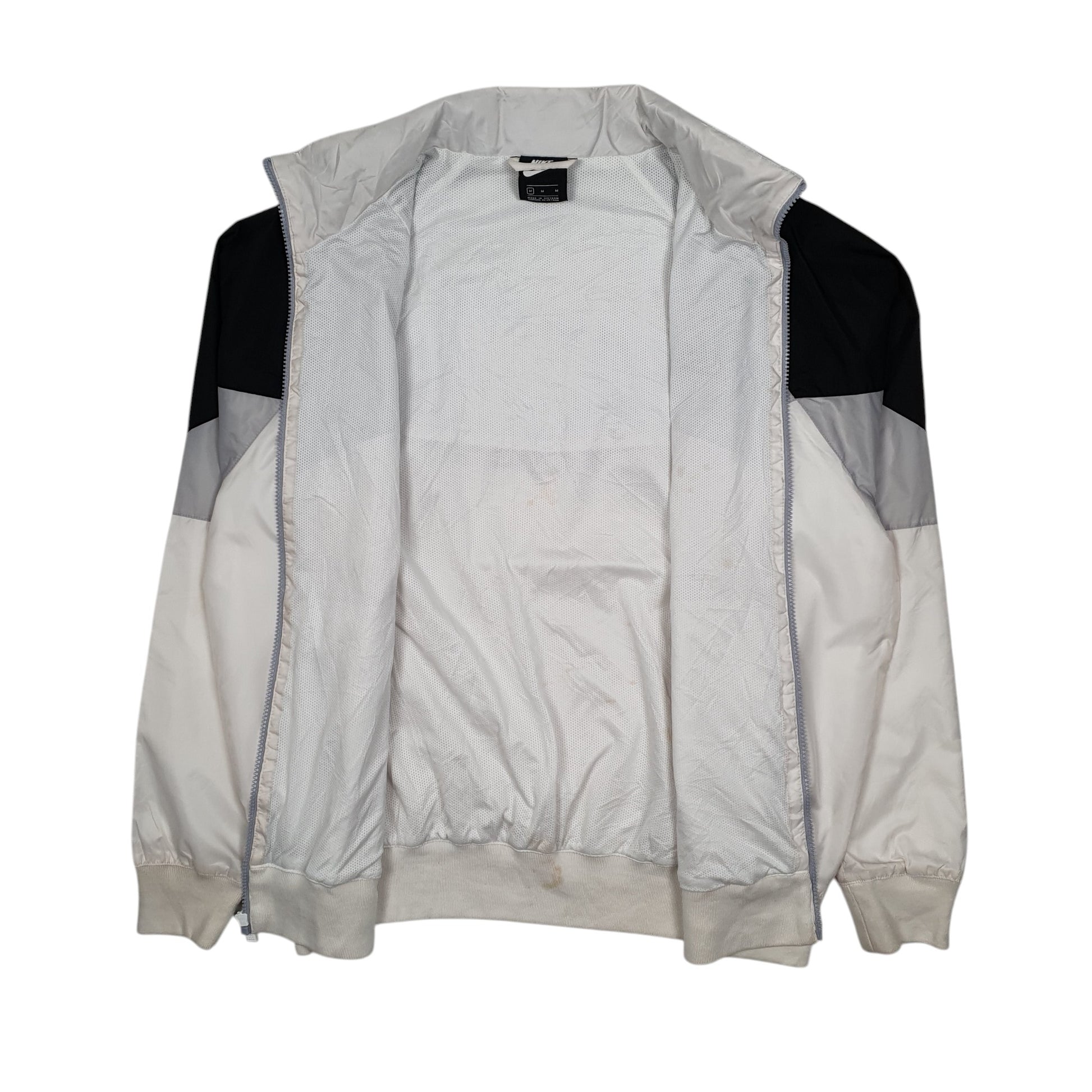 Mens White Nike   Coat