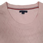 Womens Pink Tommy Hilfiger Lightweight Crewneck Jumper