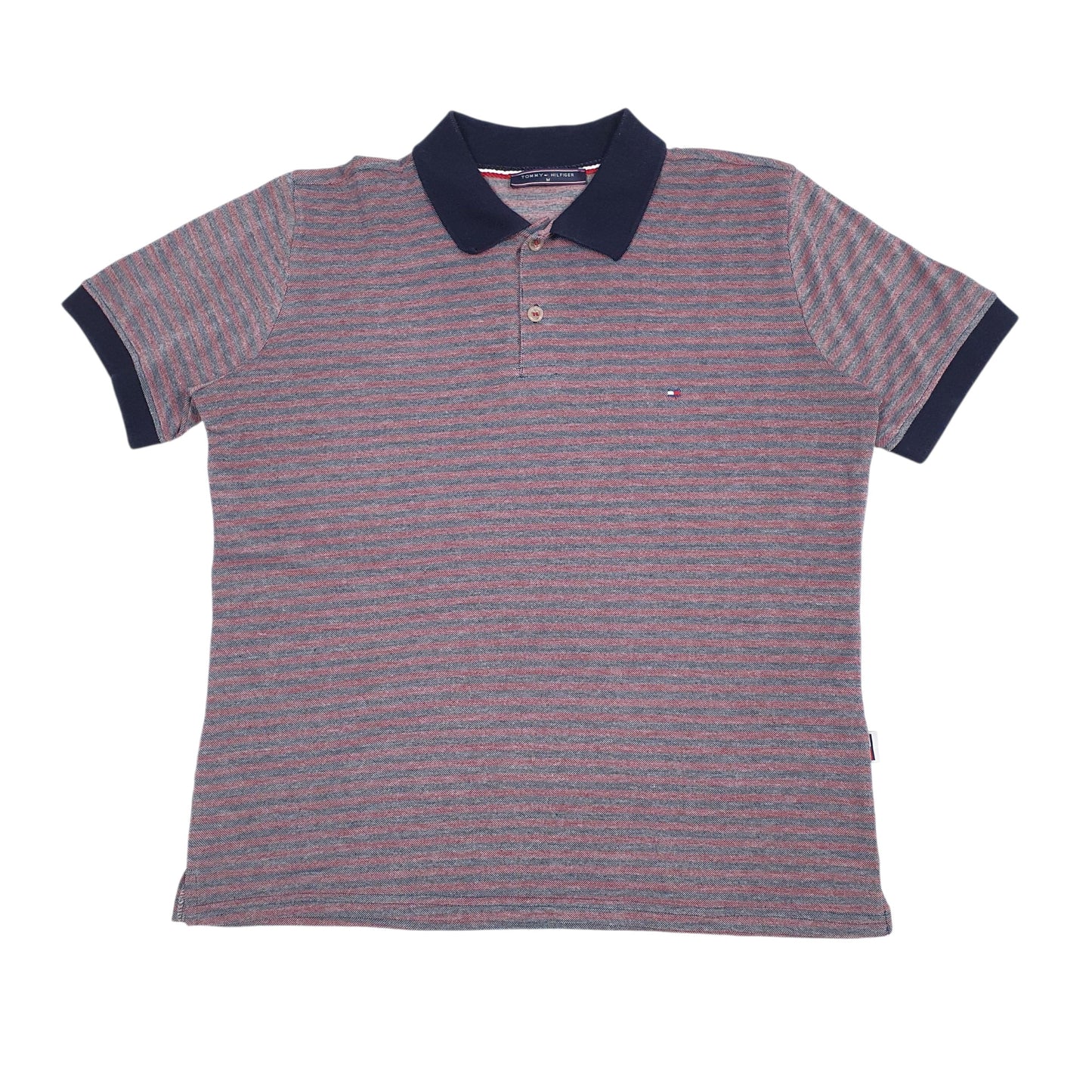 Mens Red Tommy Hilfiger  Short Sleeve Polo Shirt