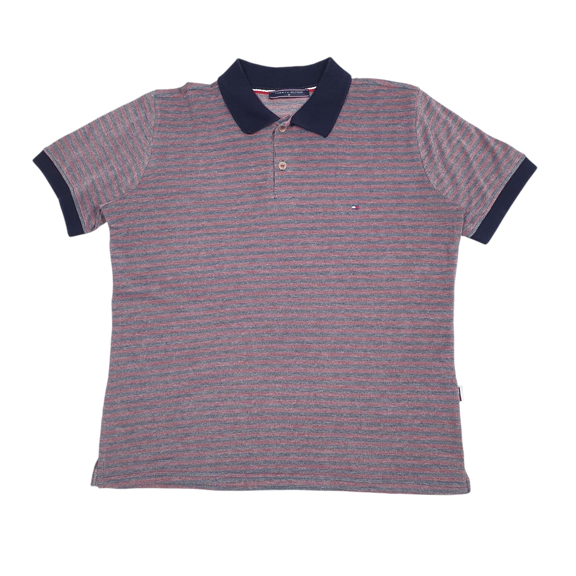 Mens Red Tommy Hilfiger  Short Sleeve Polo Shirt